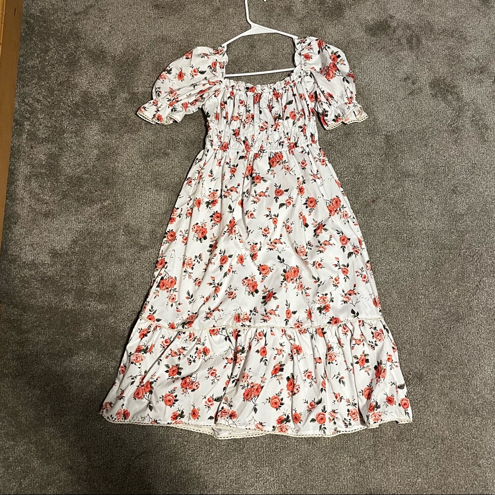Floral midi dress